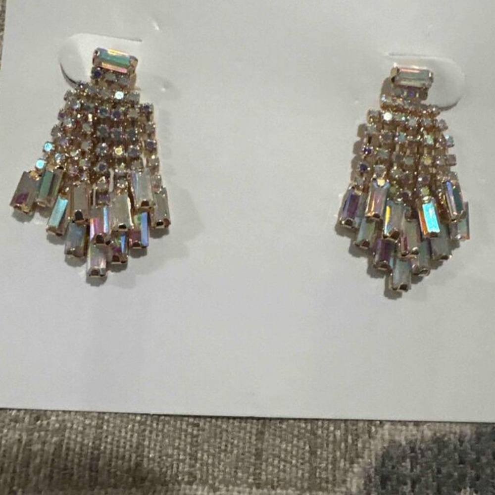 💎 Rhinestone Tassel Earrings 💎 - Picture 5 of 5